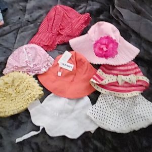 Various sun hats